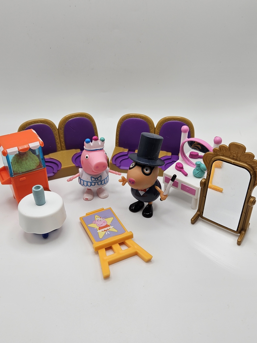 Peppa Pig Performing Arts Center Playset Replacement Figures Seats Accessories